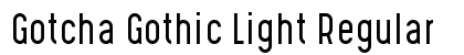 Gotcha Gothic Light Regular preview