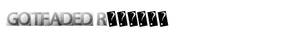 GOTFADED Regular preview
