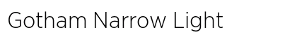 Gotham Narrow Light Preview