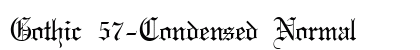 Gothic 57-Condensed Normal preview