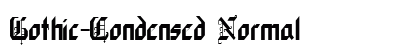 Gothic-Condensed Normal preview