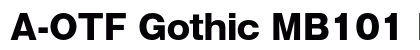 A-OTF Gothic MB101 Pr6 H preview