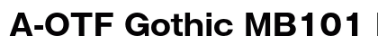 A-OTF Gothic MB101 Pr6N B preview