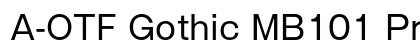 A-OTF Gothic MB101 Pr6N R preview