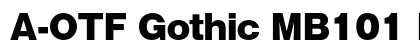 A-OTF Gothic MB101 Pro U preview