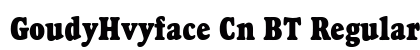 GoudyHvyface Cn BT Regular preview