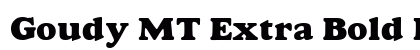 Goudy MT Extra Bold Regular preview