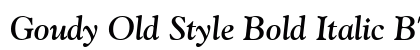 Goudy Old Style Bold Italic BT Regular preview