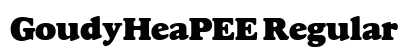 GoudyHeaPEE Regular preview