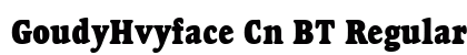GoudyHvyface Cn BT Regular preview