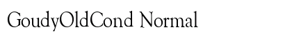GoudyOldCond Normal preview