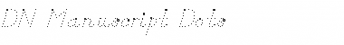 DN Manuscript Dots Font