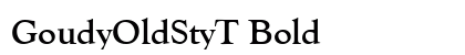 GoudyOldStyT Bold Preview