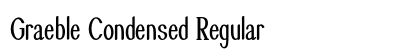 Graeble Condensed Regular Preview