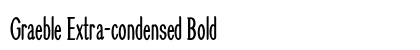 Graeble Extra-condensed Bold Preview