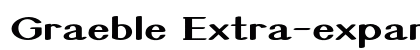 Graeble Extra-expanded Bold Preview