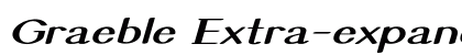 Graeble Extra-expanded Italic preview