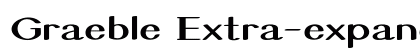 Graeble Extra-expanded Regular Preview