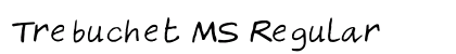Trebuchet MS Regular Preview