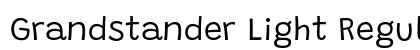 Grandstander Light Regular preview