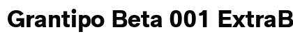 Grantipo Beta 001 ExtraBold Preview