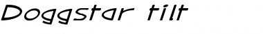 Doggstar tilt Font