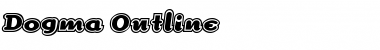Dogma Outline Font