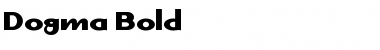 Dogma Bold Font Dogma Bold Font