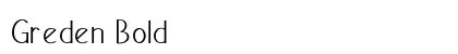 Greden Bold Preview