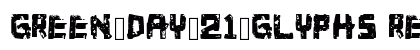 Green_Day_21_Glyphs Regular preview