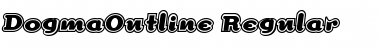 DogmaOutline Regular Font DogmaOutline Regular Font