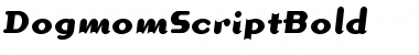 DogmomScriptBold Font