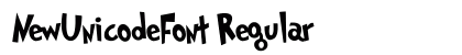 NewUnicodeFont Regular Preview