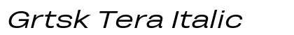 Grtsk Tera Italic preview