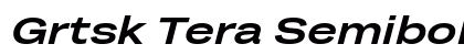 Grtsk Tera Semibold Italic preview