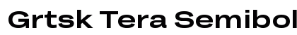 Grtsk Tera Semibold Regular Preview