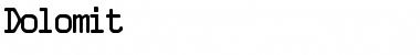 Dolomit Font
