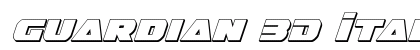 Guardian 3D Italic Italic preview