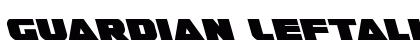 Guardian Leftalic Italic preview