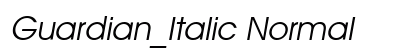 Guardian_Italic Normal preview