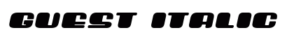 Guest Italic preview