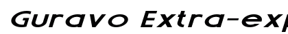 Guravo Extra-expanded Italic preview