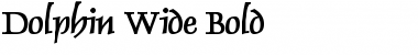 Dolphin Wide Bold Font Dolphin Wide Bold Font