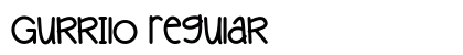 Gurrilo Regular Preview