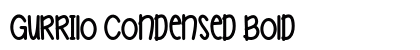 Gurrilo Condensed Bold Preview