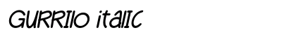 Gurrilo Italic Preview