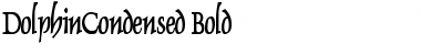 DolphinCondensed Bold Font