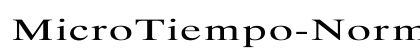 MicroTiempo-Normal Ex Regular preview