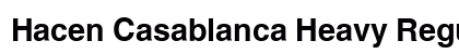 Hacen Casablanca Heavy Regular preview