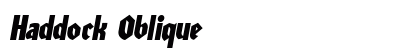Haddock Oblique preview